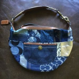 Vintage Coach denim bag
